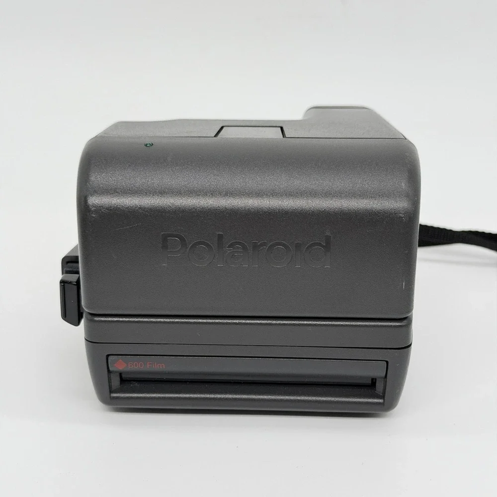 Polaroid OneStep 600 Instant Film Camera Vintage Gray Tested Working